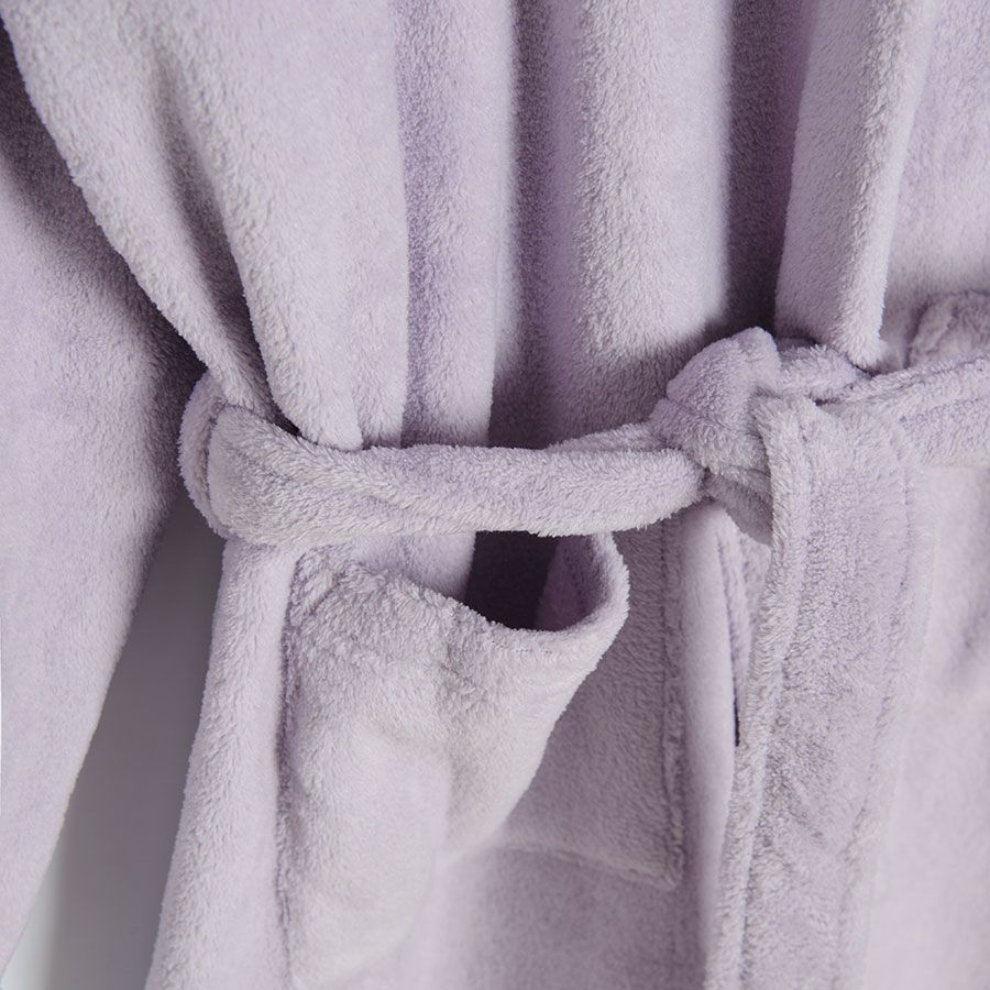Lilo & Stich lilac hooded bathrobe