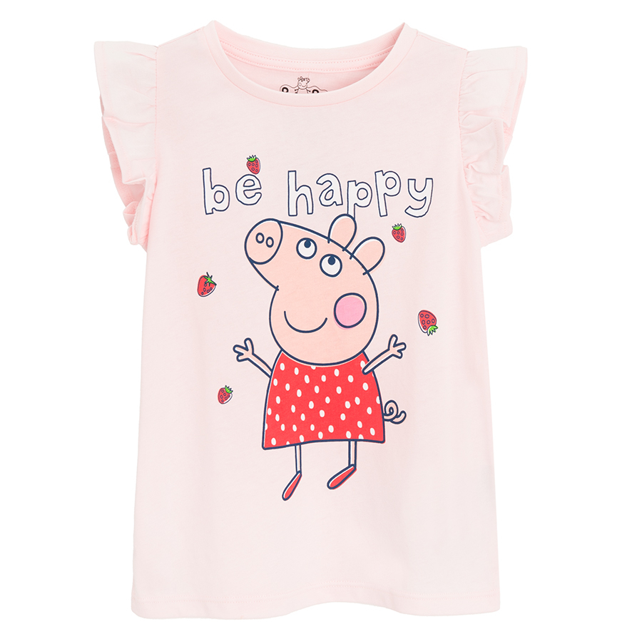 Peppa Pig pyjamas, short sleeve blouse and shorts