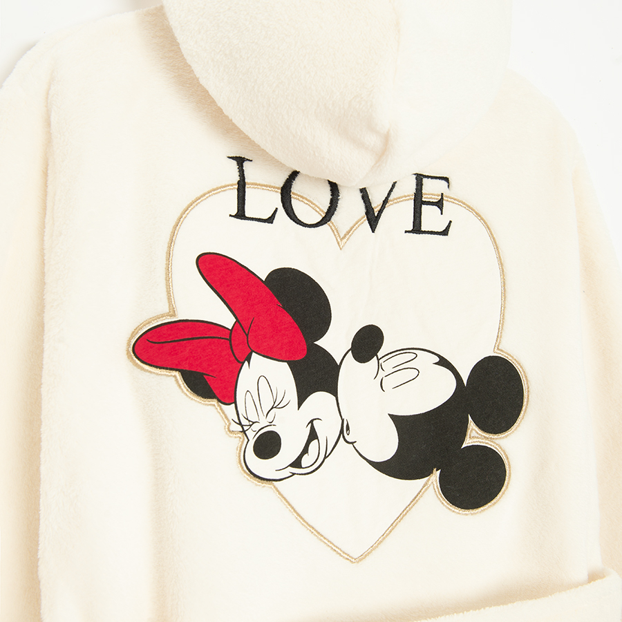 Minnie Mouse hooded home robe