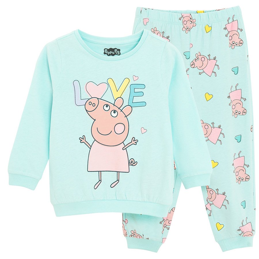 Πυτζάμες γαλάζιες PEPPA PIG
