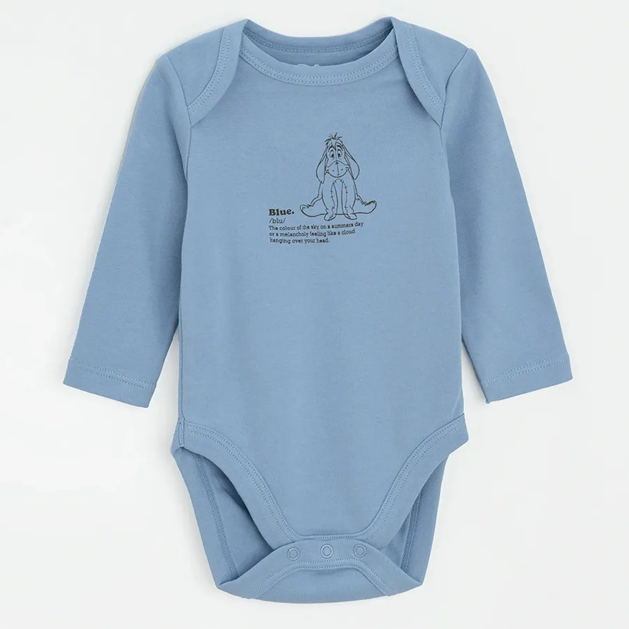 Winnie the Pooh long sleeve bodysuits- 5 pack