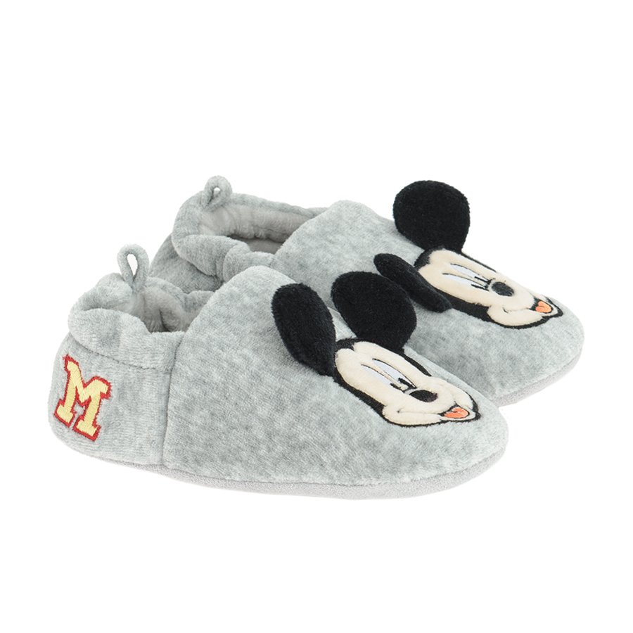 Mickey Mouse grey slippers