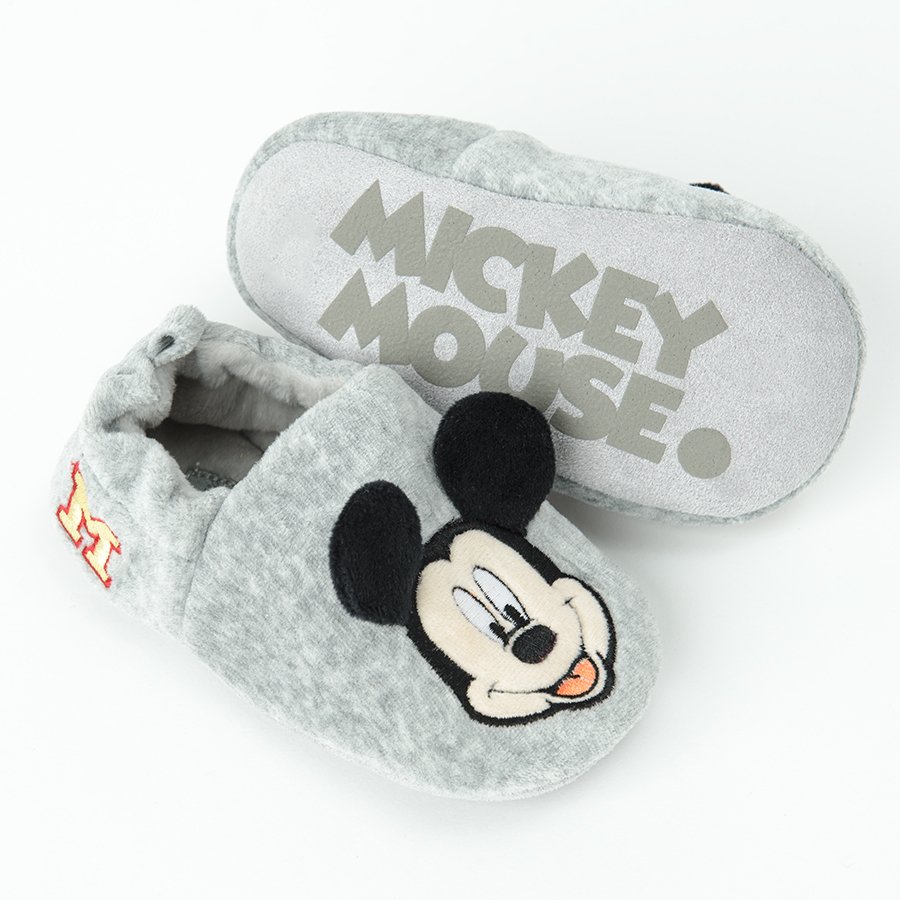 Mickey Mouse grey slippers
