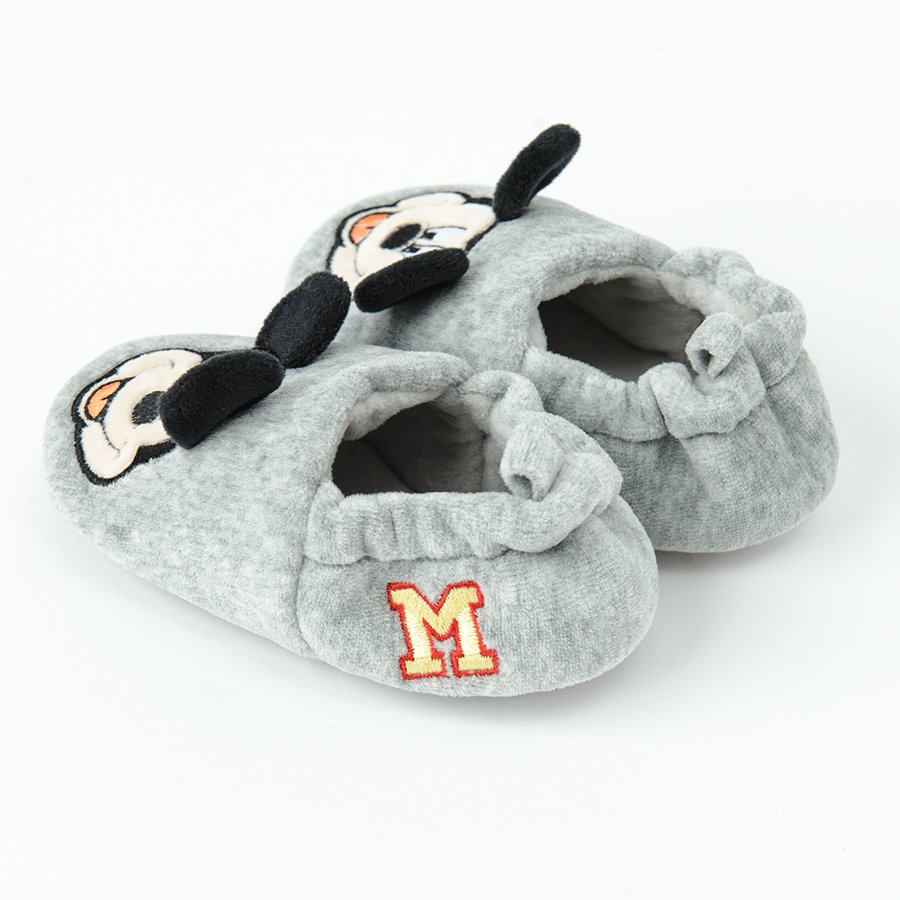 Mickey Mouse grey slippers