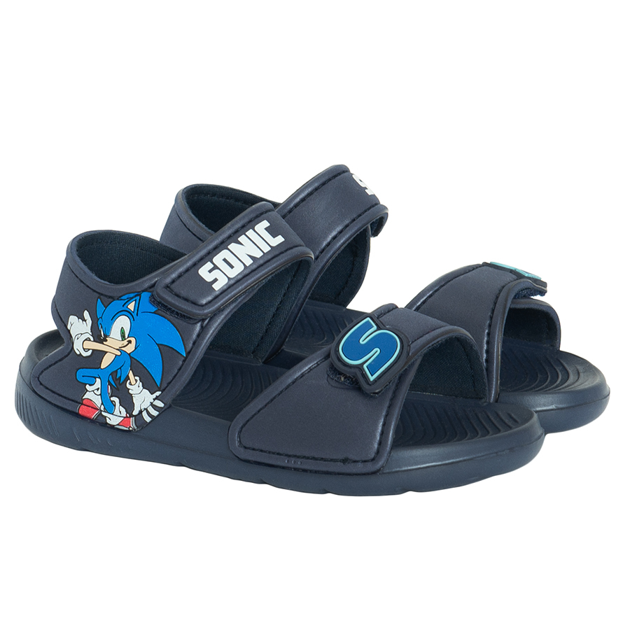 Πέδιλο μπλε σκούρο με βέλκρο SONIC
