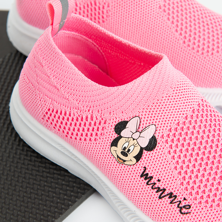 Αθλητικά παπούτσια ροζ με στάμπα MINNIE MOUSE