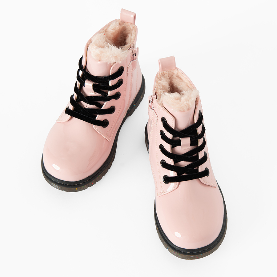 Pink boots with star