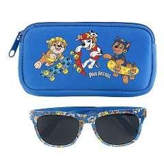 Γυαλιά ηλίου μπλε με θήκη PAW PATROL